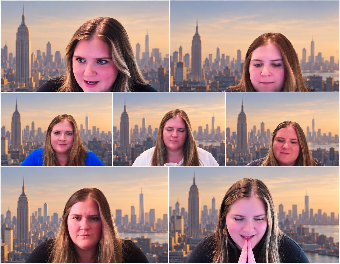 Katie leading live AI training sessions over video